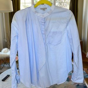 COS sky blue blouse.
